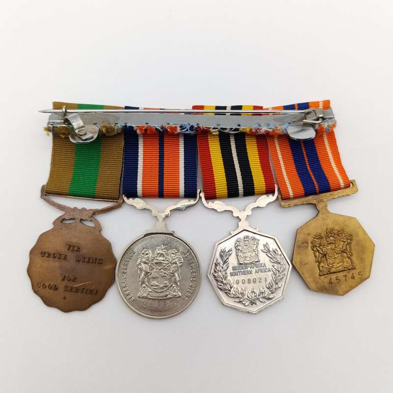 SADF Border War full size set of 4 medals