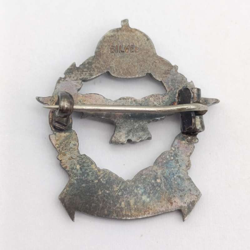 WW2 SA Air Force silver sweetheart badge
