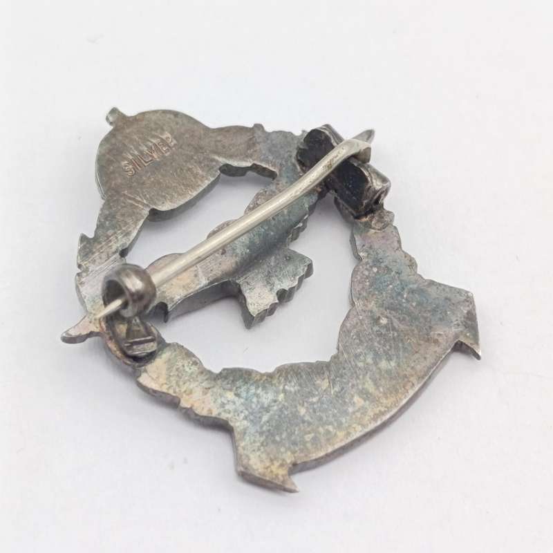 WW2 SA Air Force silver sweetheart badge