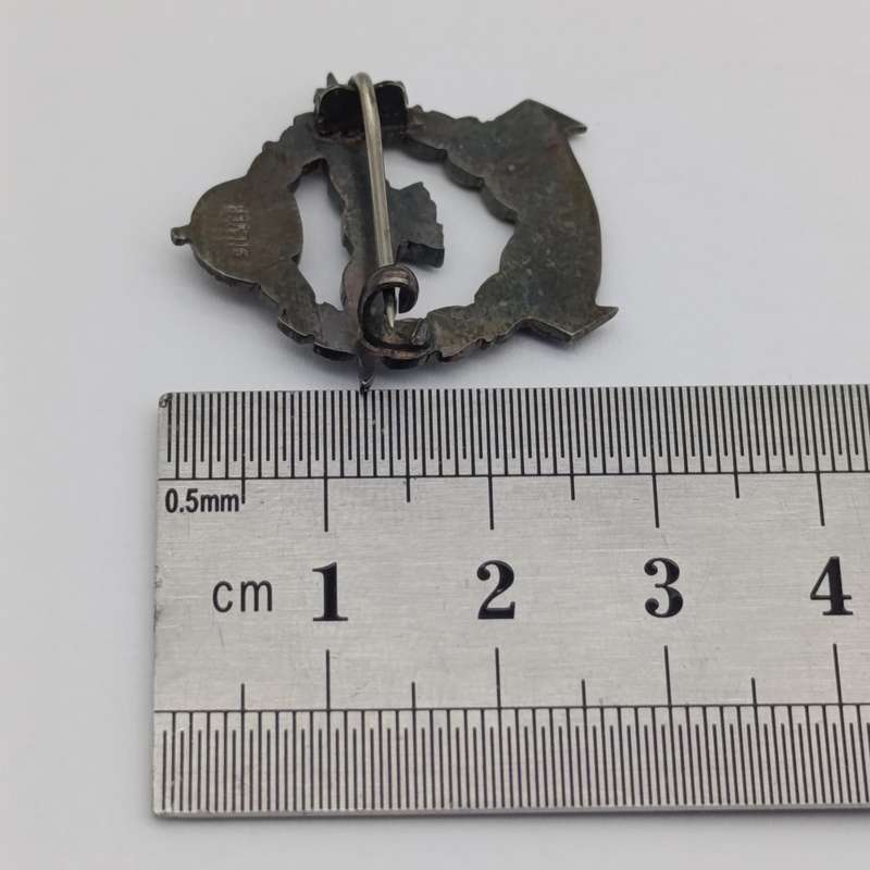 WW2 SA Air Force silver sweetheart badge