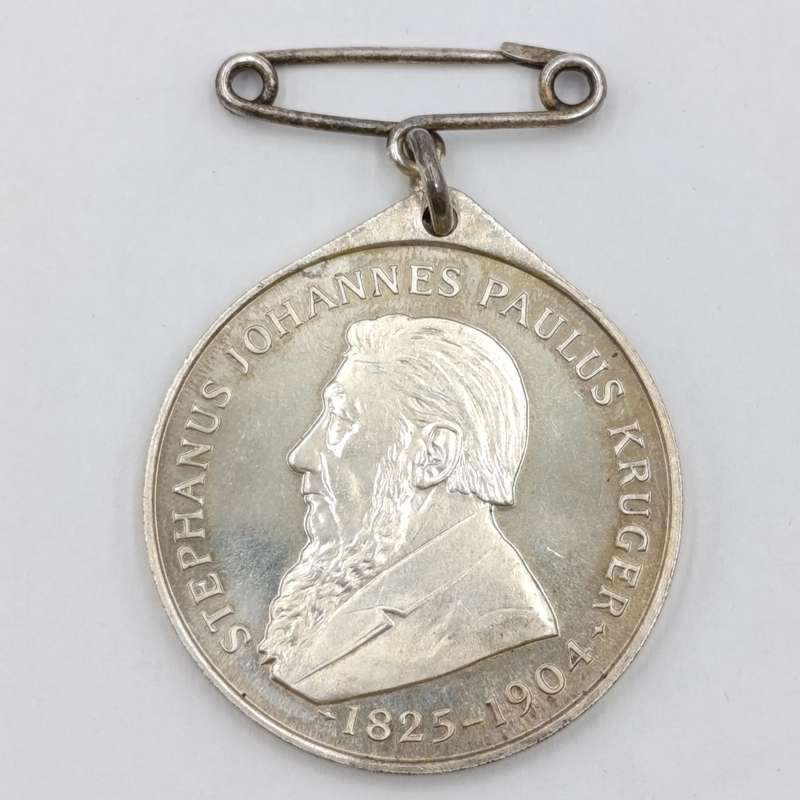 Silver Krugerstandbeeldverskuiwing 1954 medallion - weighs 16,8 grams