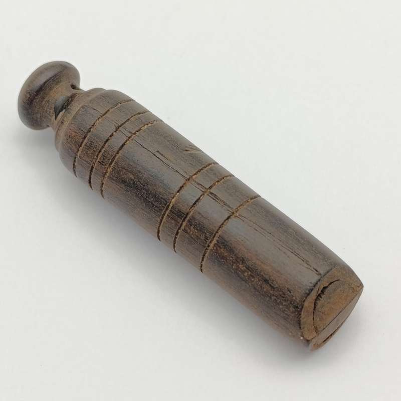 Antique wooden police whistle