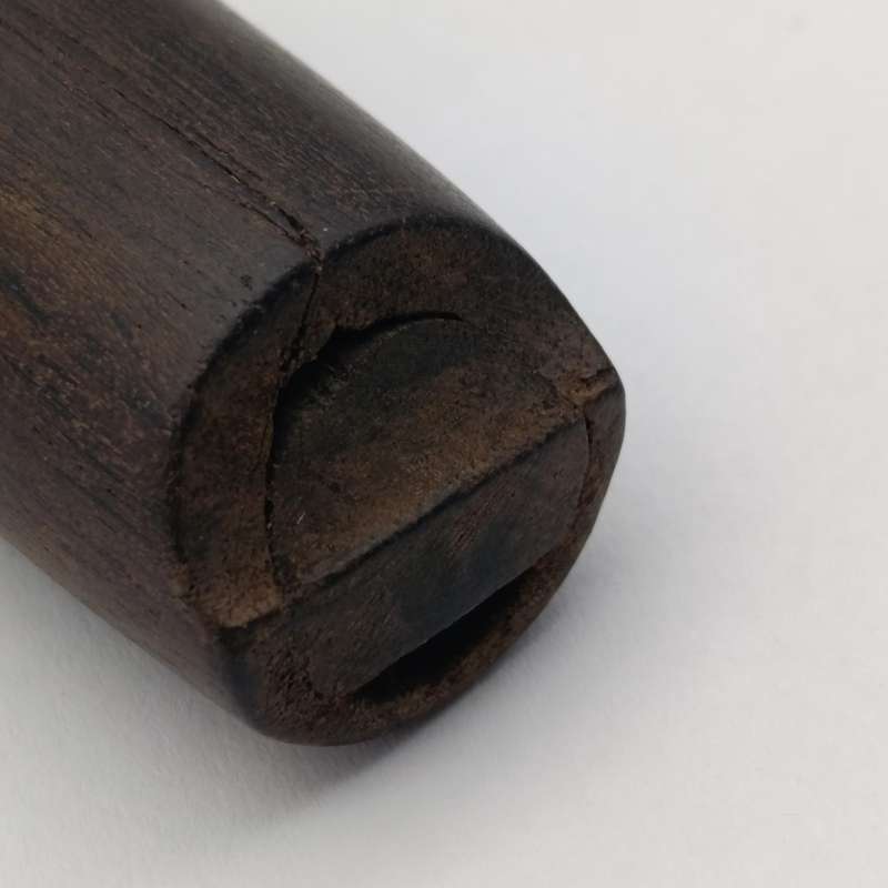 Antique wooden police whistle