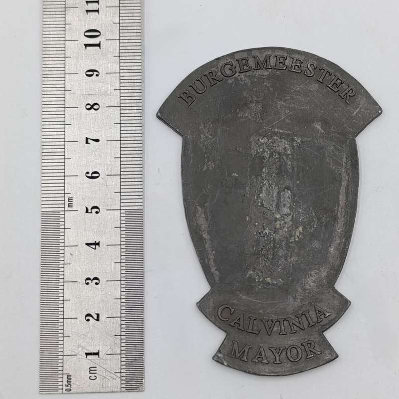 Original Lead artwork design for the Mayor of Calvinia medal - one of a kind piece