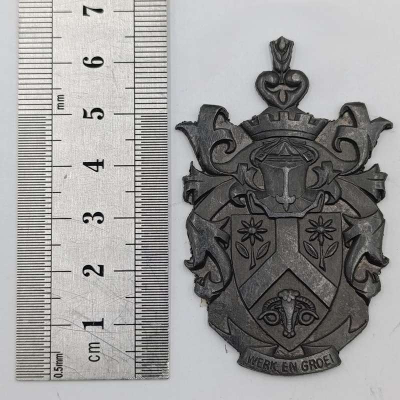 Original Lead artwork design for the Mayor of Calvinia medal - one of a kind piece