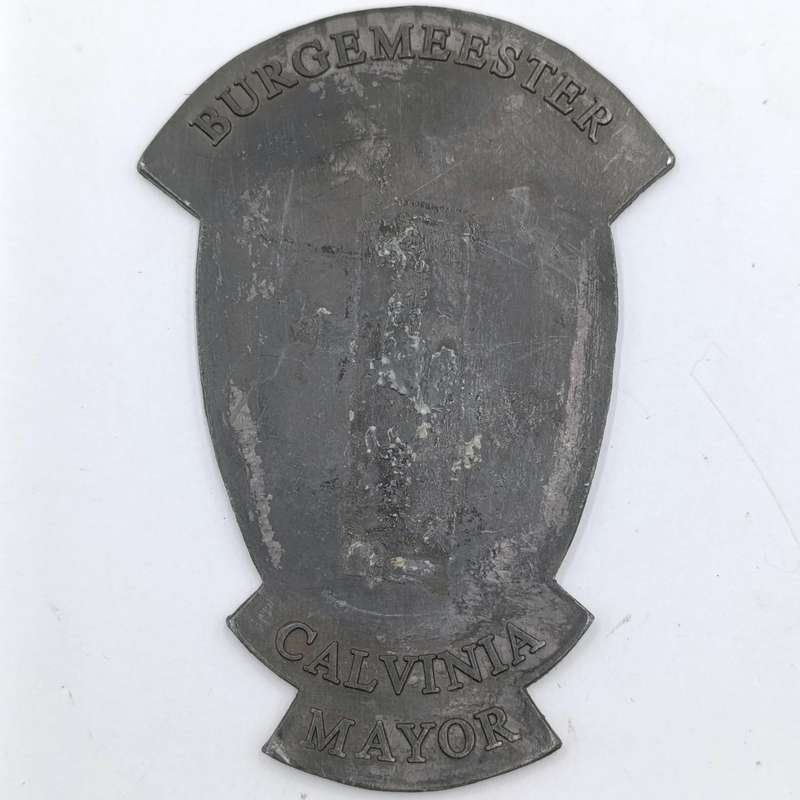 Original Lead artwork design for the Mayor of Calvinia medal - one of a kind piece