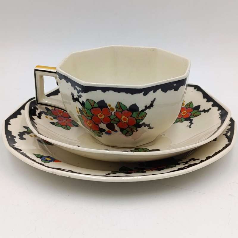 Antique Royal Doulton Woburn Porcelain trio