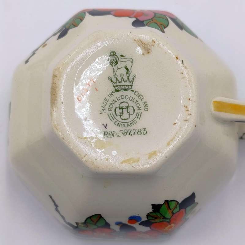 Antique Royal Doulton Woburn Porcelain trio