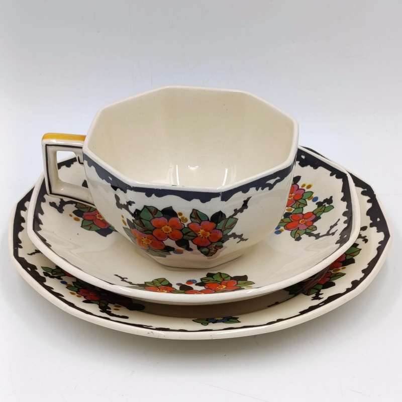 Antique Royal Doulton Woburn Porcelain trio
