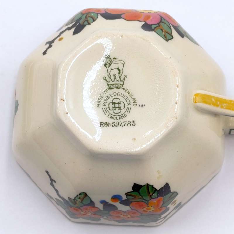 Antique Royal Doulton Woburn Porcelain trio