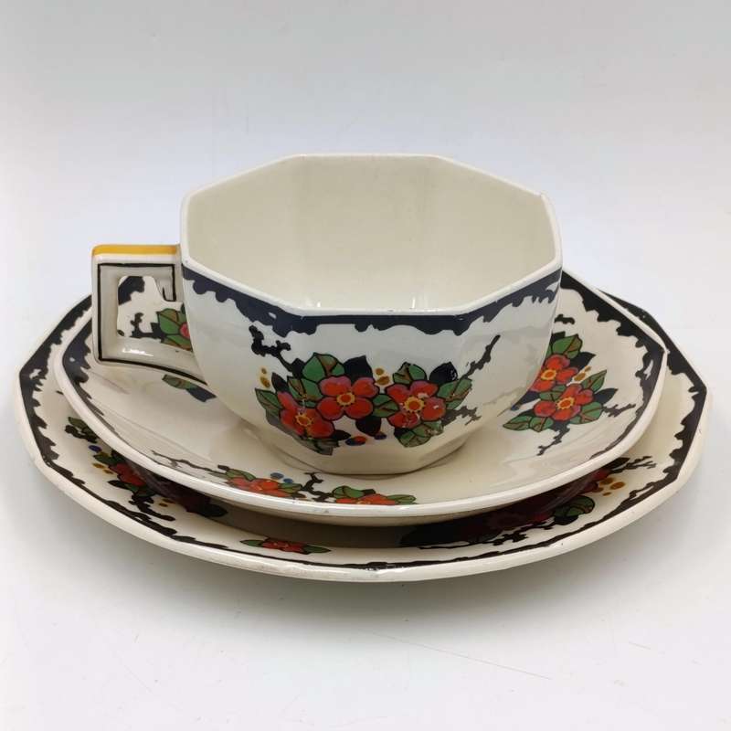 Antique Royal Doulton Woburn Porcelain trio