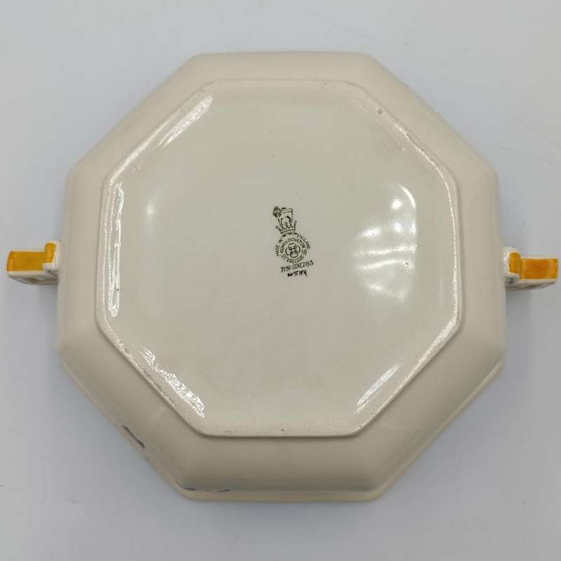 Antique Royal Doulton Woburn Porcelain serving bowl with lid - some paint flaking
