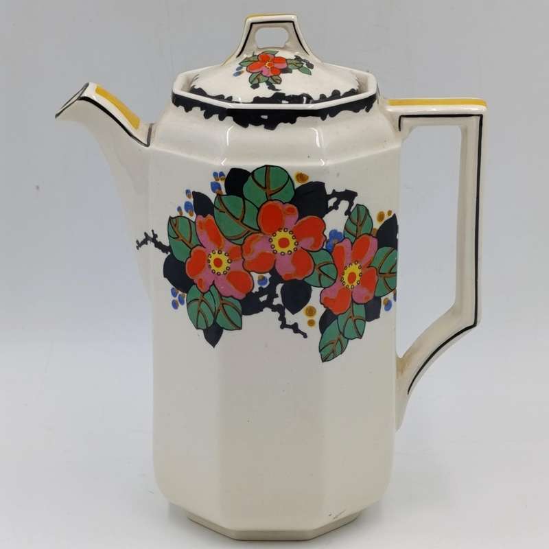 Antique Royal Doulton Woburn porcelain coffee pot