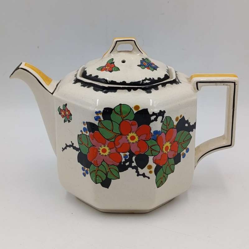 Antique Royal Doulton Woburn porcelain tea pot