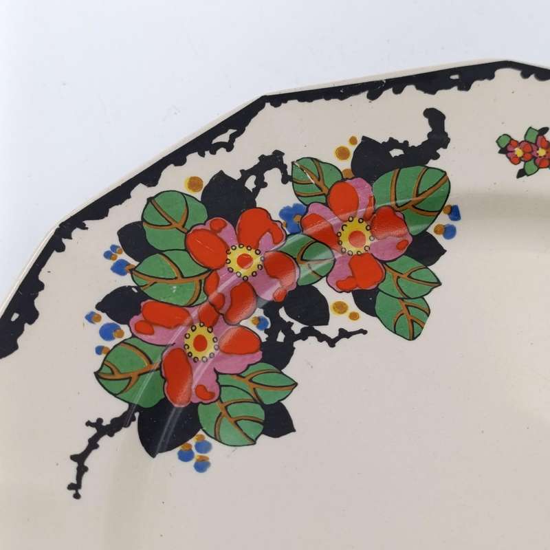 Set of 8 antique Royal Doulton Woburn dinner plates