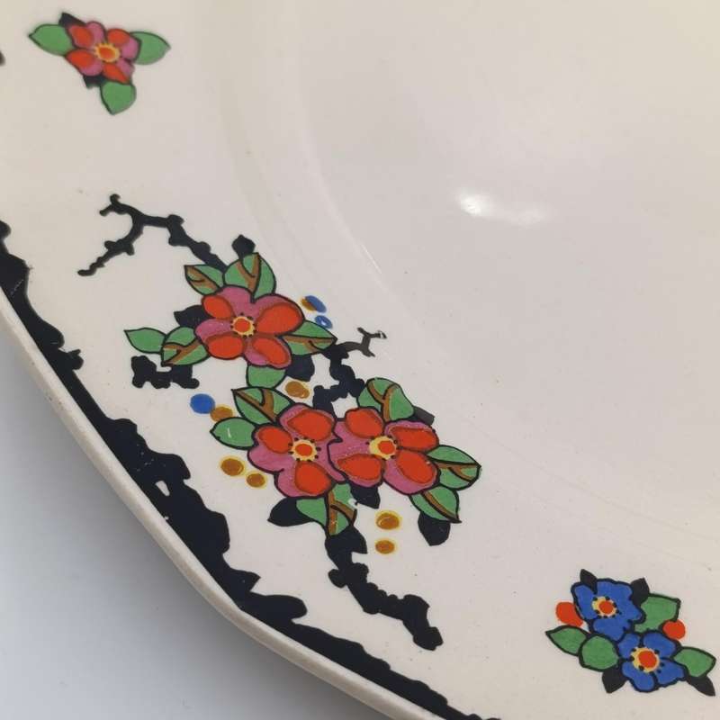 Set of 8 antique Royal Doulton Woburn dinner plates