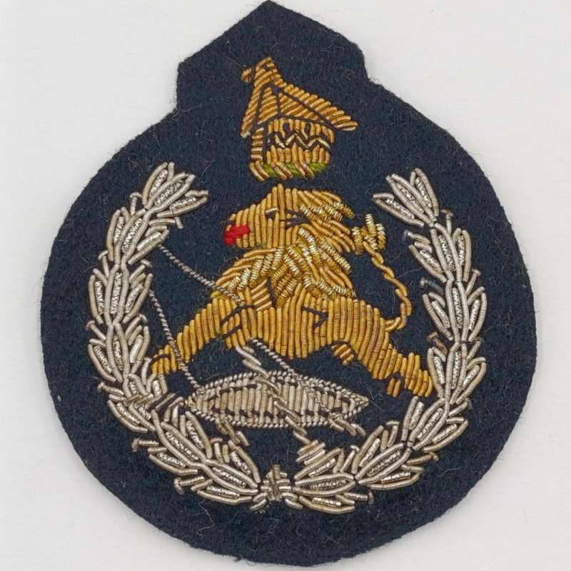 Rhodesia BSAP bullion wire cap badge