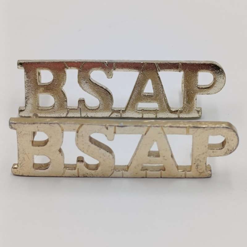 Pair of Rhodesian BSAP shoulder titles