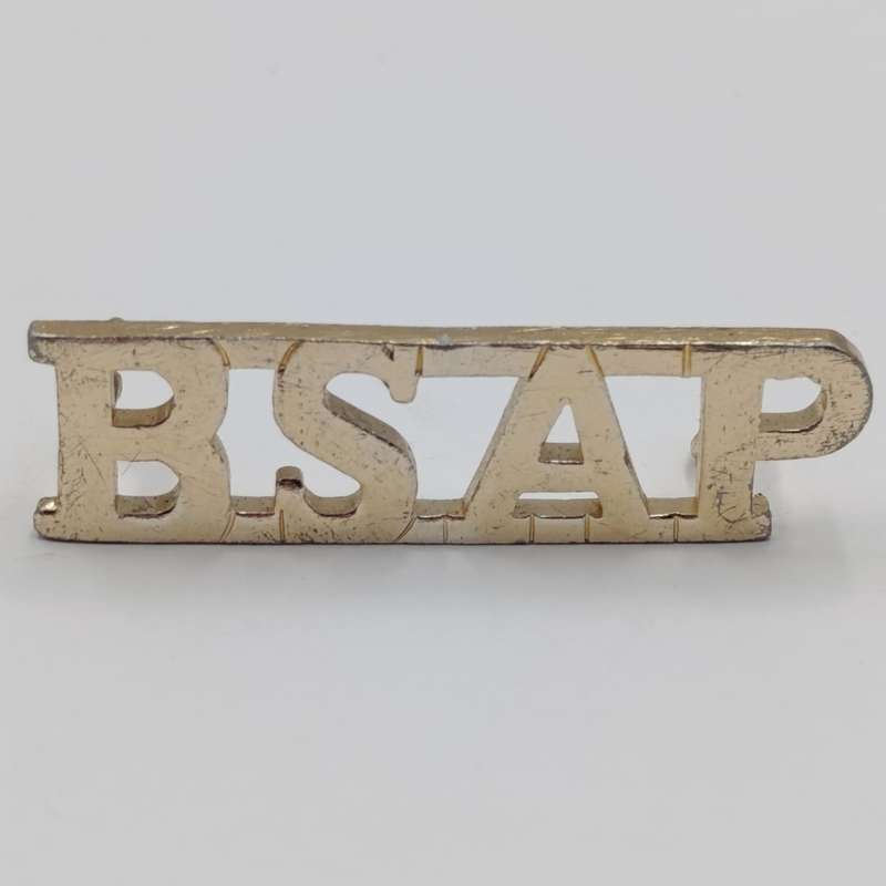 Pair of Rhodesian BSAP shoulder titles