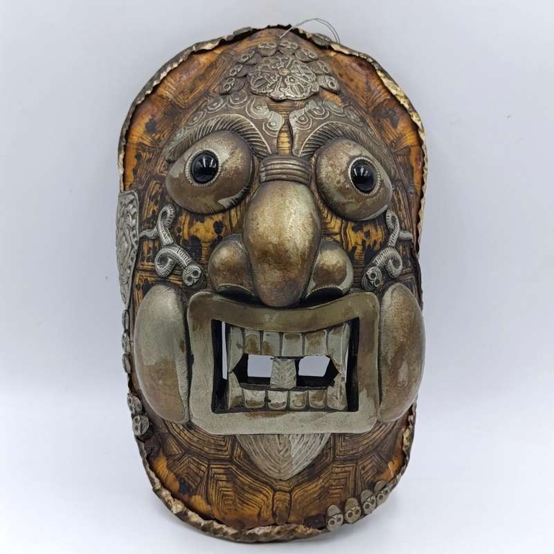 Old Tibettan Kapala tortoise shell mask