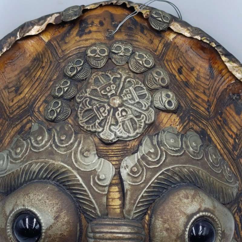 Old Tibettan Kapala tortoise shell mask