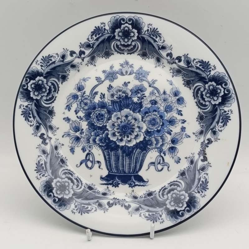 Vintage Delfts Blaauw Oude Molen porcelain plate