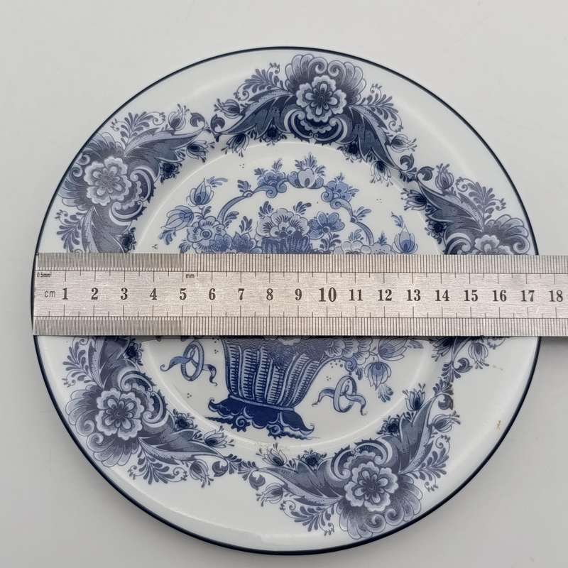 Vintage Delfts Blaauw Oude Molen porcelain plate