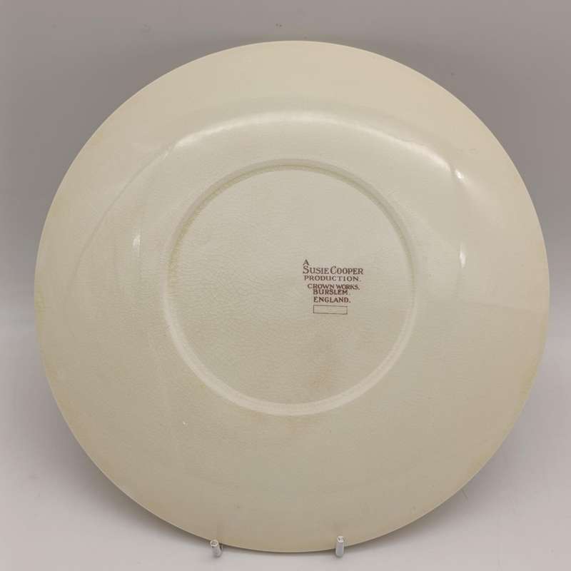 Vintage Susie Cooper Crown Works Burslem porcelain plate