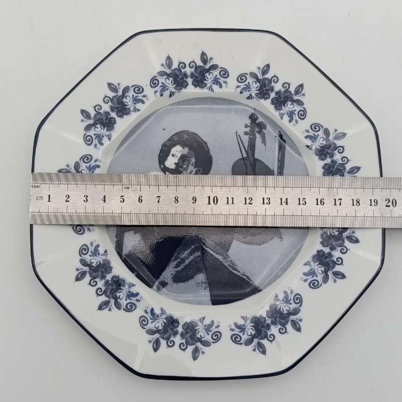 Vintage Delft The Flute player porcelain plate