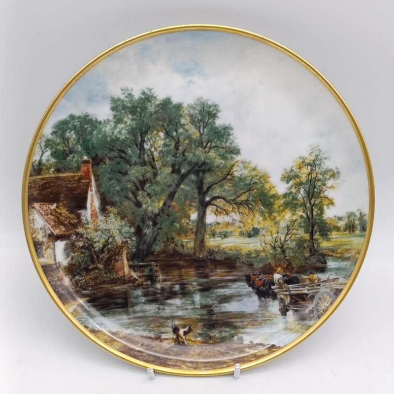 John Constable 1776-1837 Hay Wain porcelain plate - Heritage collection