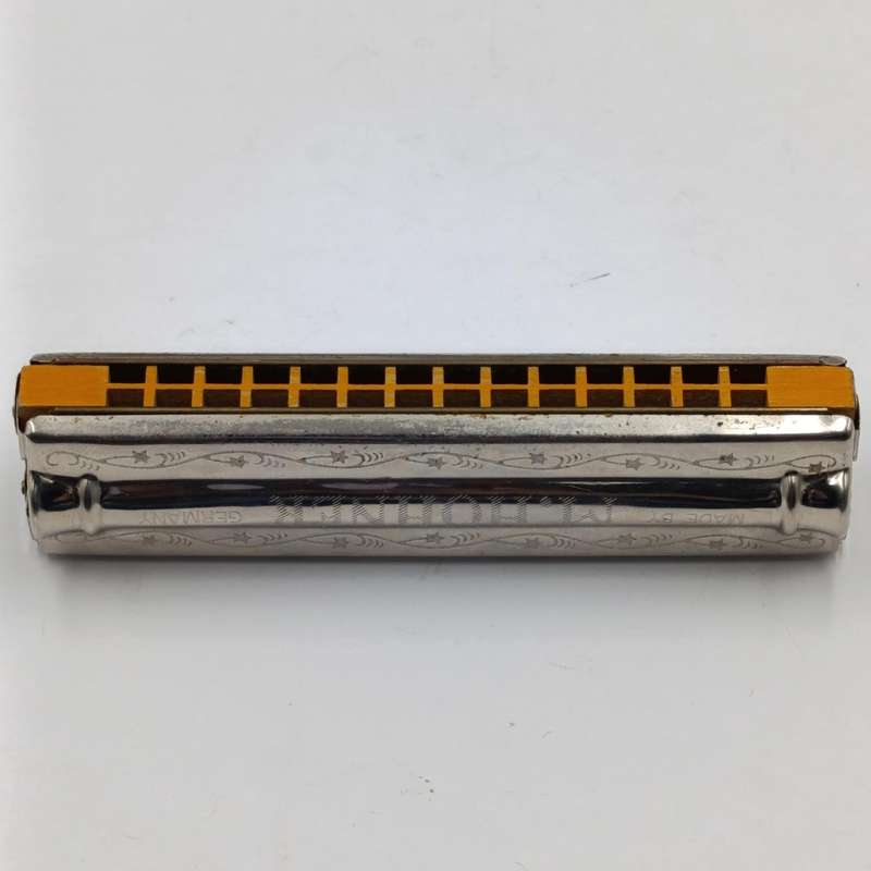 Vintage Hohner Regulation Band Harmonica in box