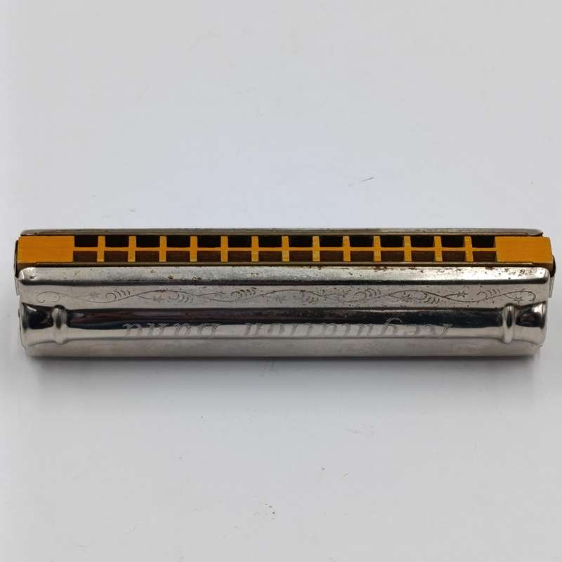 Vintage Hohner Regulation Band Harmonica in box