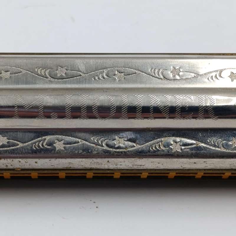 Vintage Hohner Regulation Band Harmonica in box