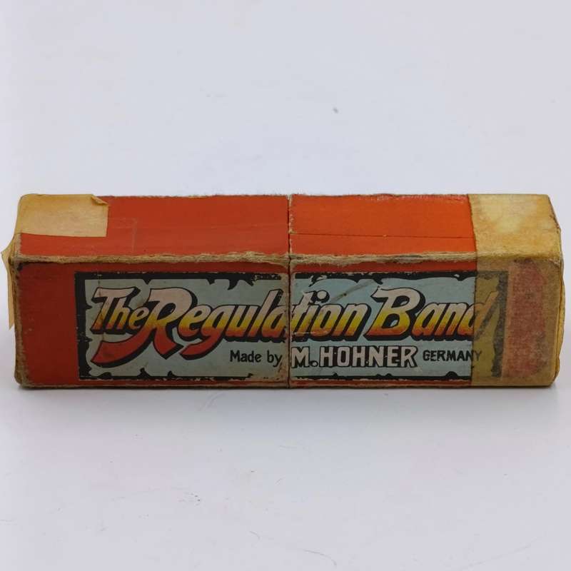 Vintage Hohner Regulation Band Harmonica in box