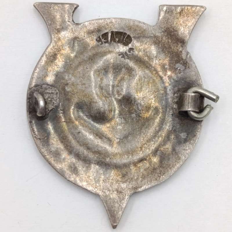 Vintage Silver Navy League war fund badge - no pin