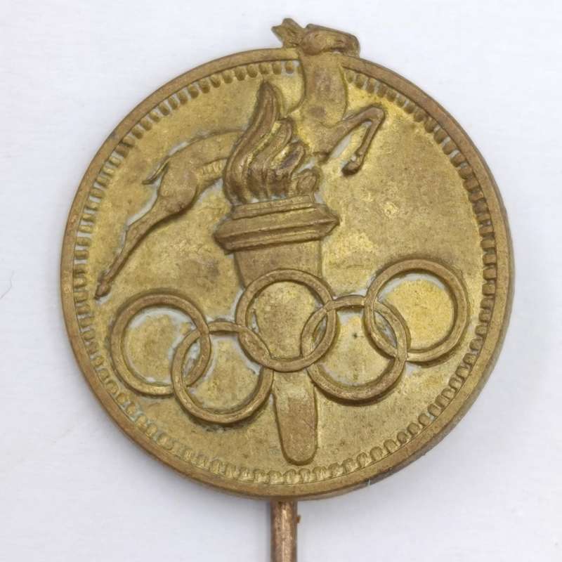 Vintage Springbok Olympics lapel pin badge