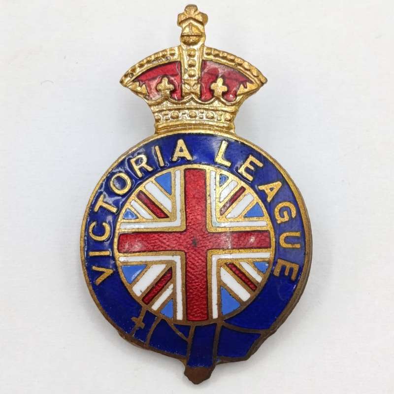 WW2 Victoria League lapel pin badge
