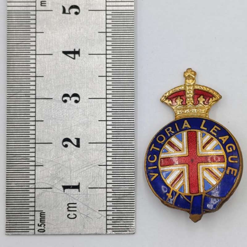 WW2 Victoria League lapel pin badge