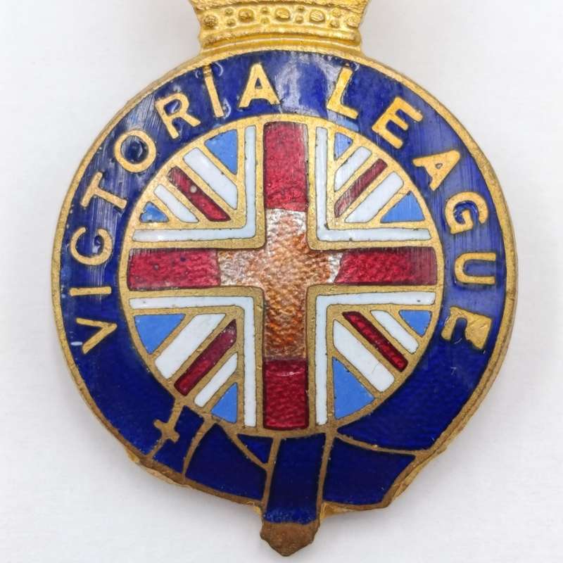 WW2 Victoria League lapel pin badge