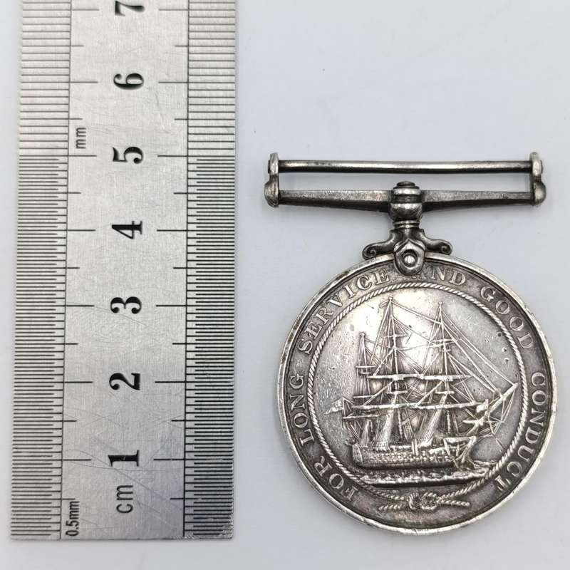WW1 Royal Navy Long service and good conduct medal issued to 301828 E.C Tucker