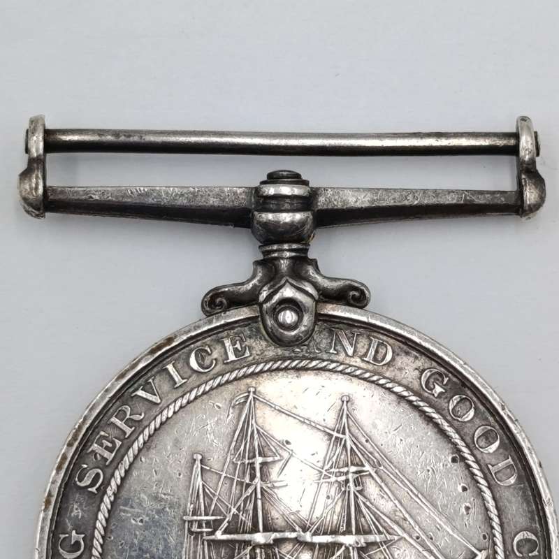 WW1 Royal Navy Long service and good conduct medal issued to 301828 E.C Tucker
