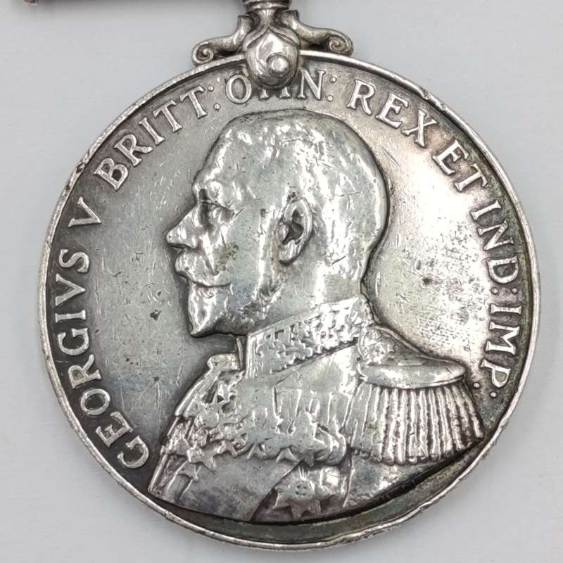 WW1 Royal Navy Long service and good conduct medal issued to 301828 E.C Tucker
