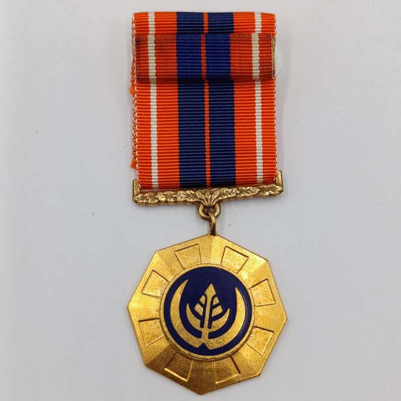 SADF Pro Pretoria medal #62756 issued to Lance Corporal K.F.C Landman in box - swivel type