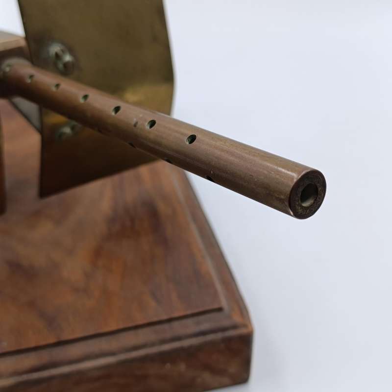 Handmade WW2 style Naval anti-aircraft gun brass model