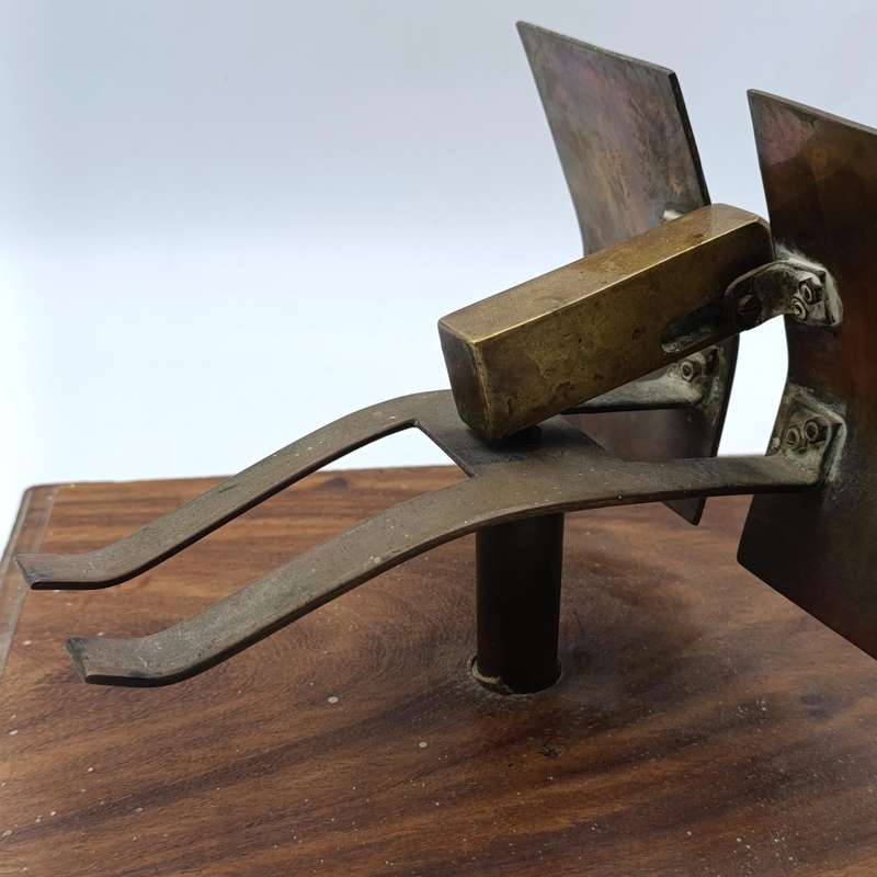 Handmade WW2 style Naval anti-aircraft gun brass model