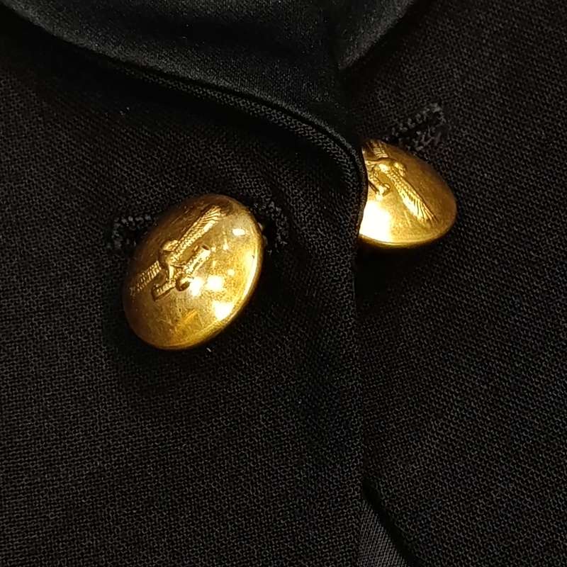 Sa Air Force Mess dress tunic of Captain MJ McFall with ranks and suspenders