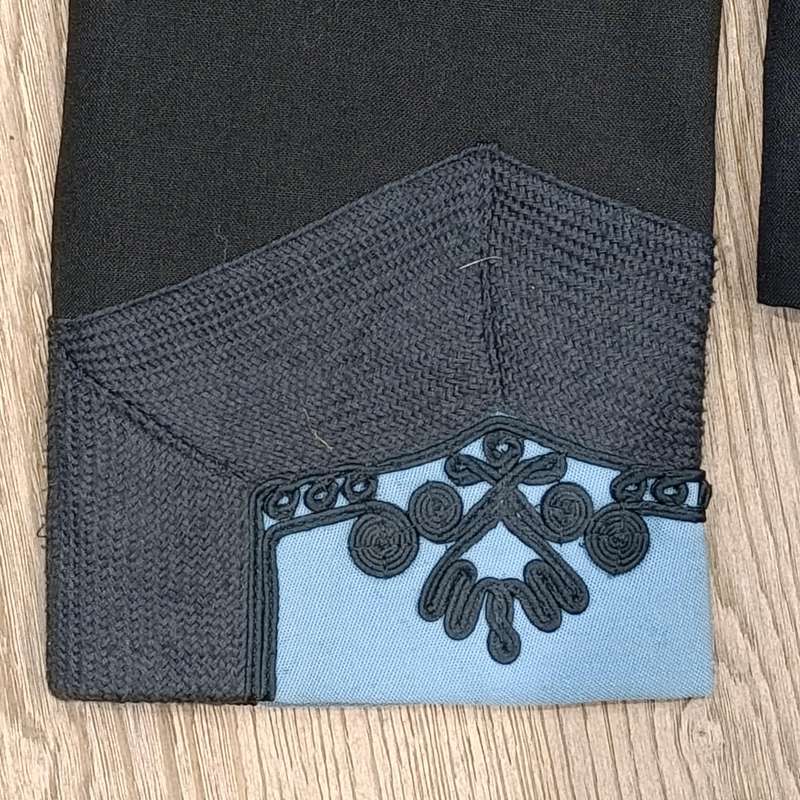 Sa Air Force Mess dress tunic of Captain MJ McFall with ranks and suspenders