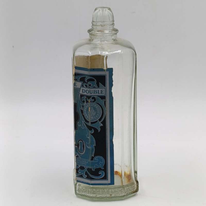 Vintage KWV Eau de Cologne glass bottle - no lid