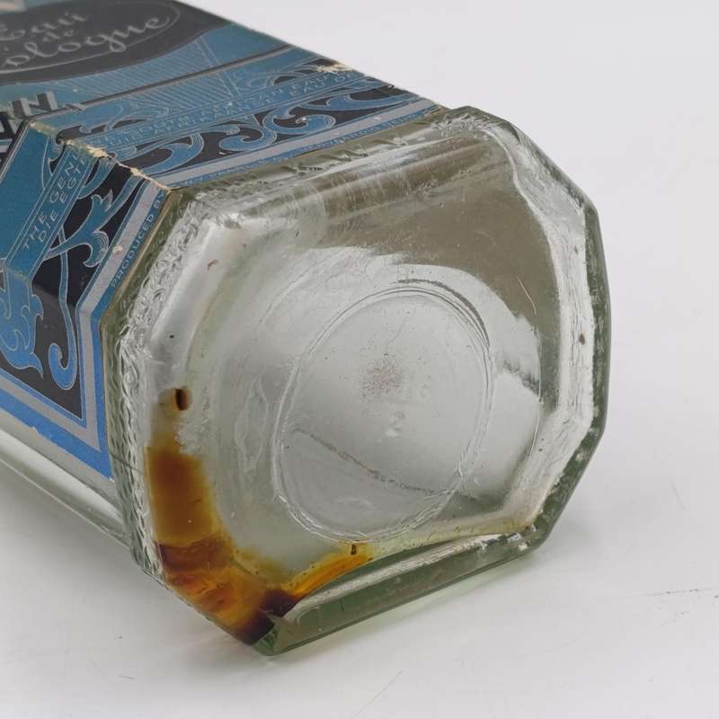 Vintage KWV Eau de Cologne glass bottle - no lid
