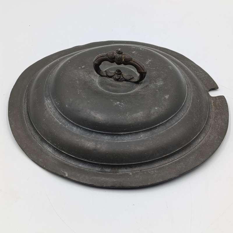 Antique Pewter soup tureen - no markings - circa 1880's